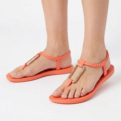 Ipanema Class Modern Slingback Sandal - Orange Gold