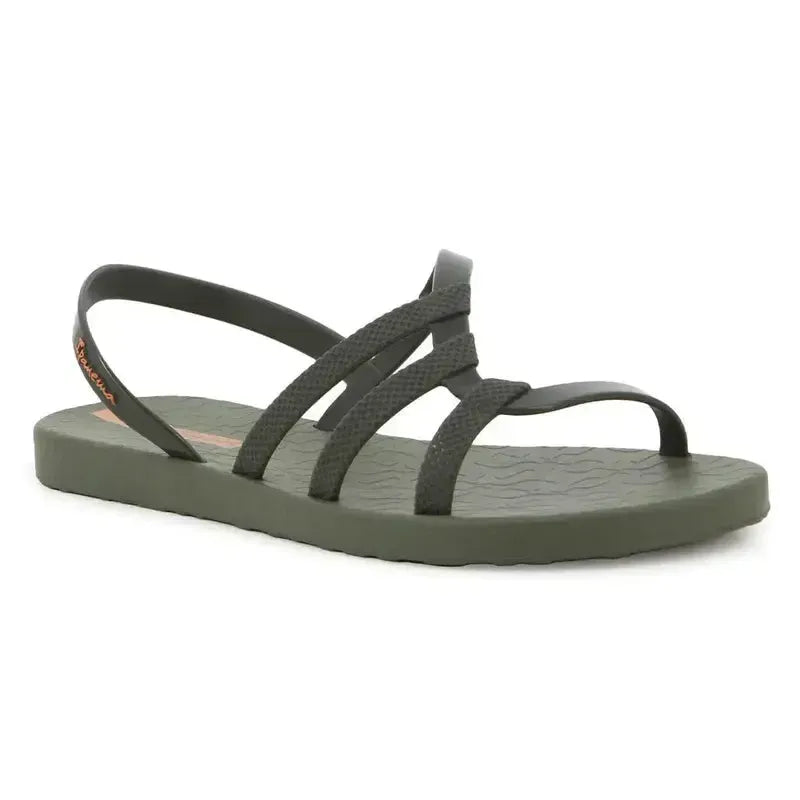Ipanema Diversa Strappy Slingback Sandal - Green Orange