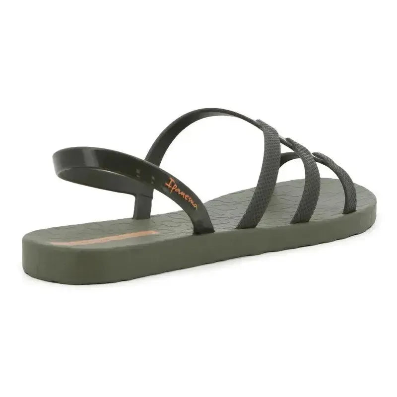 Ipanema Diversa Strappy Slingback Sandal - Green Orange