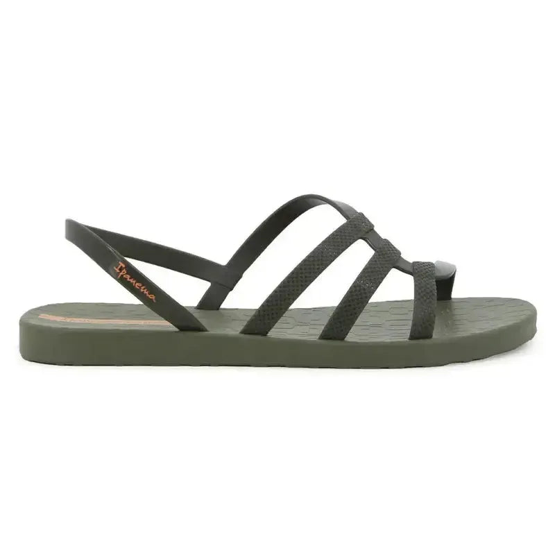 Ipanema Diversa Strappy Slingback Sandal - Green Orange