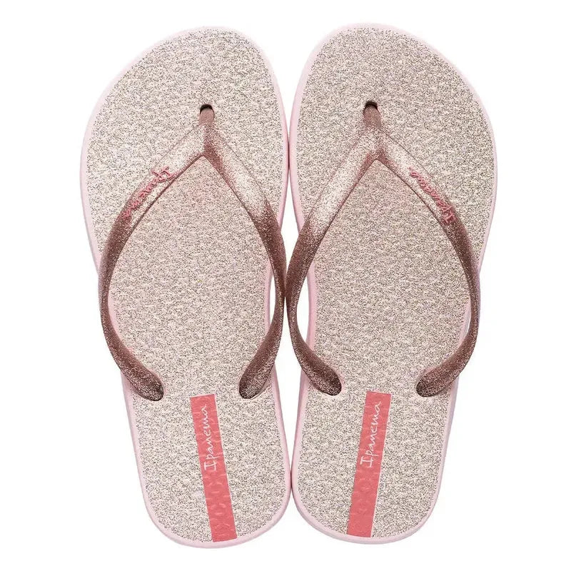 Ipanema Kids Glitter Thong Sandal - Light Pink