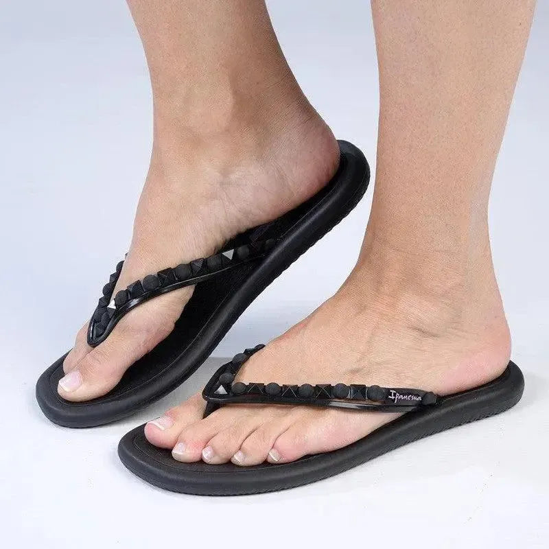 Ipanema Meu Sol Thong Sandals - Black