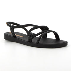 Ipanema Strappy Sandal With Back Strap - Black