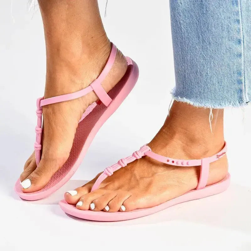 Ipanema T-Bar Sandal with Slingback - Pink