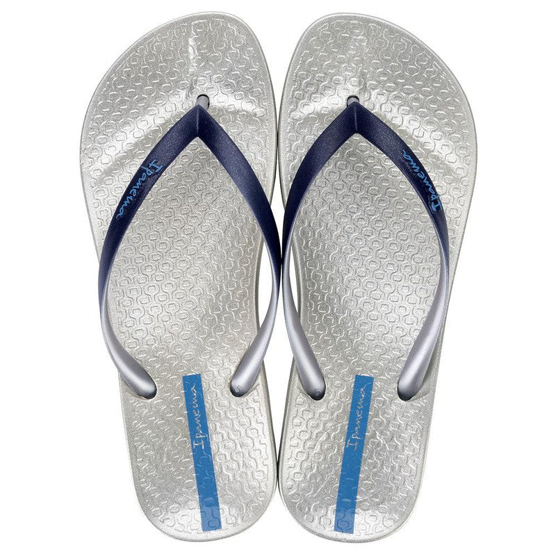 Ipanema Thong Sandal - Silver/Blue-Ipanema-Buy shoes online