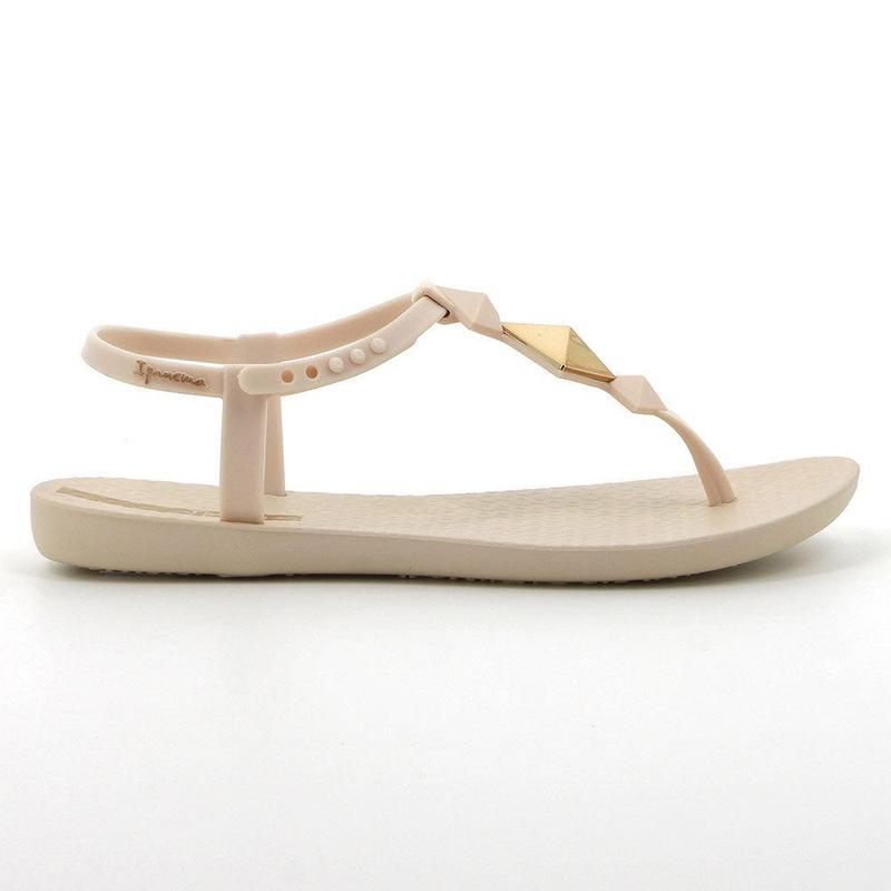 Ipanema Thong Sandals - Beige/Gold-Ipanema-Buy shoes online