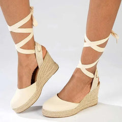 Madison 2 Leena Fashion Wedge Sandals - Natural Nude