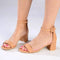 Madison Amira 3 Block Heel - Nude