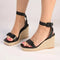 Madison Annabella Wedge - Black