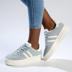 Madison Ariella Platform Fashion Sneaker - Light Blue