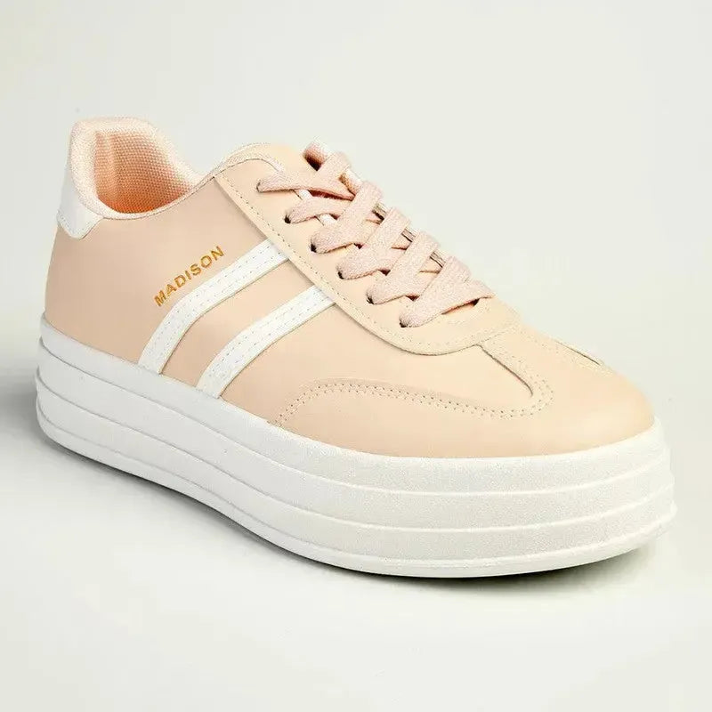 Madison Ashton Sneaker - Pink / White