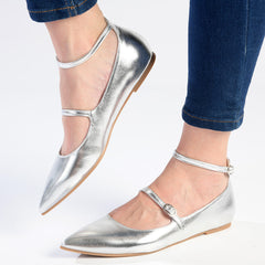 Madison Babs Pump - Silver