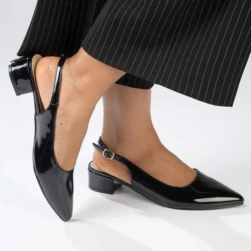 Madison Bellarose Court Sandal - Black