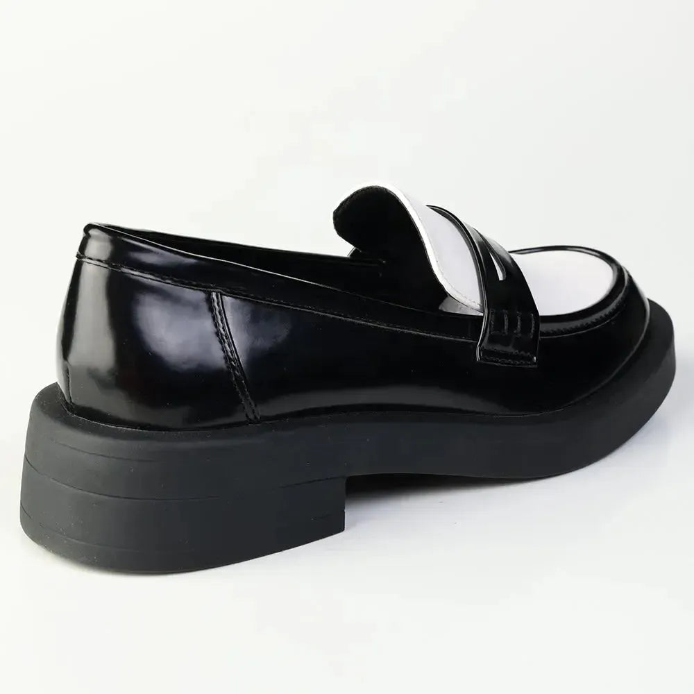 Madison Blessing Loafer - Black / White