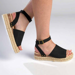 Madison Catherine 2 Espadrille Sandal - Black