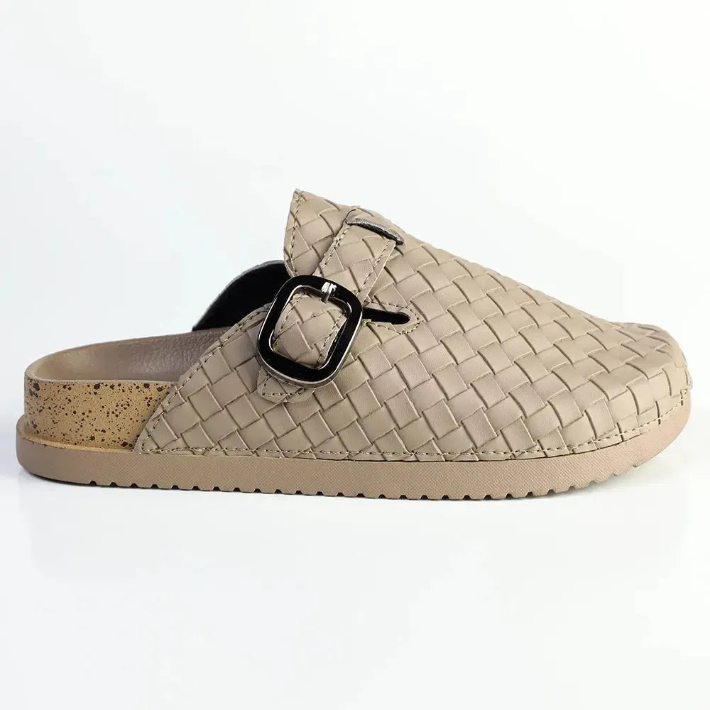 Madison Clog Mule - Taupe