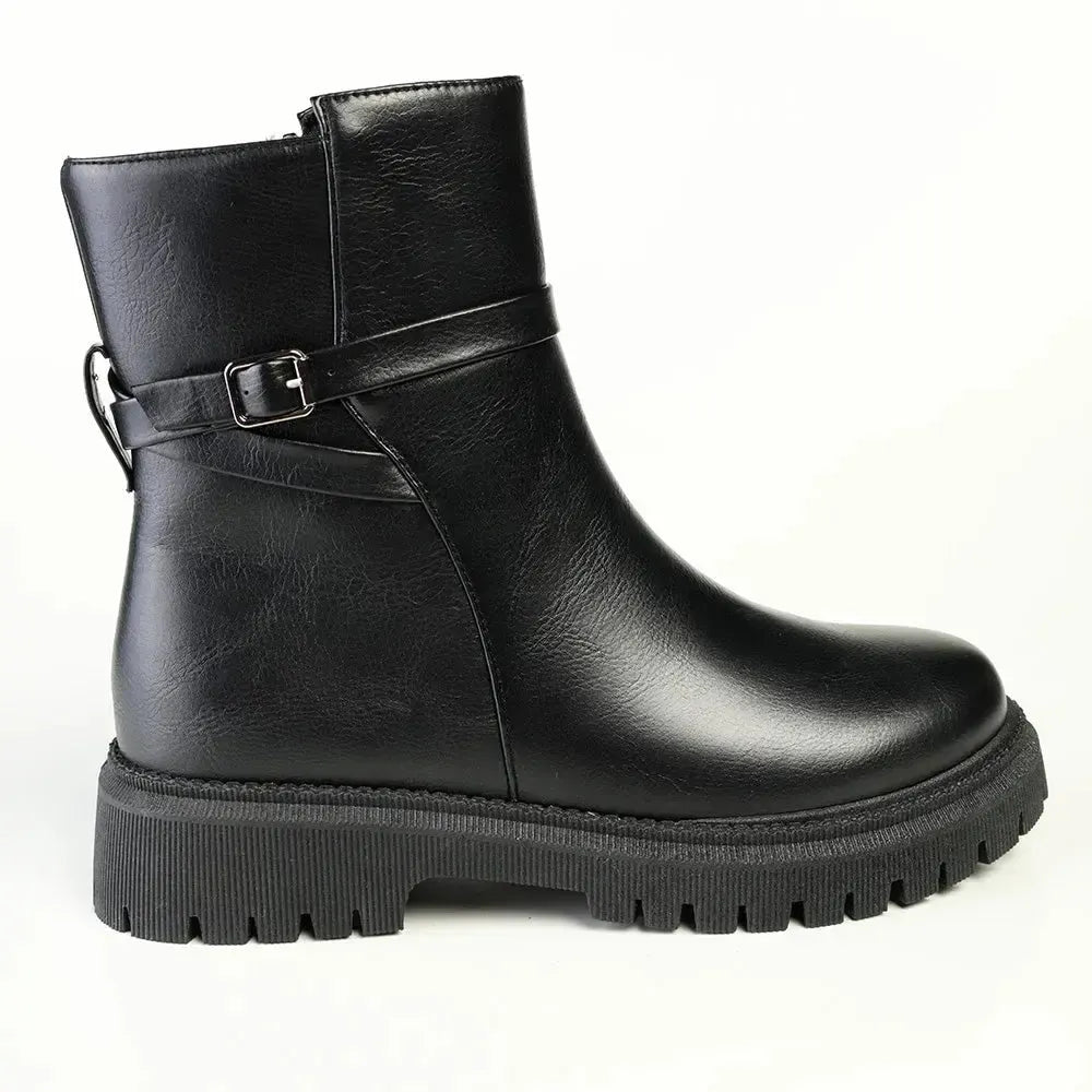 Madison Combat Boot - Black