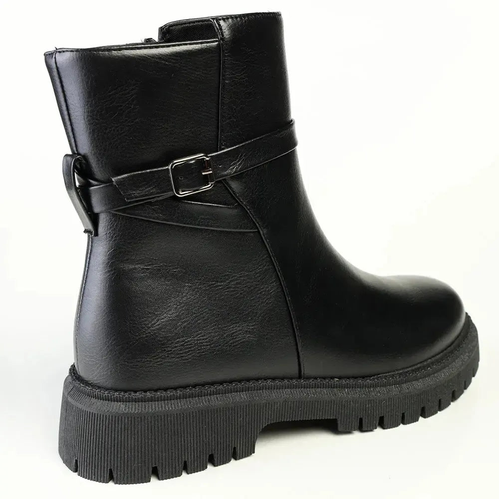 Madison Combat Boot - Black