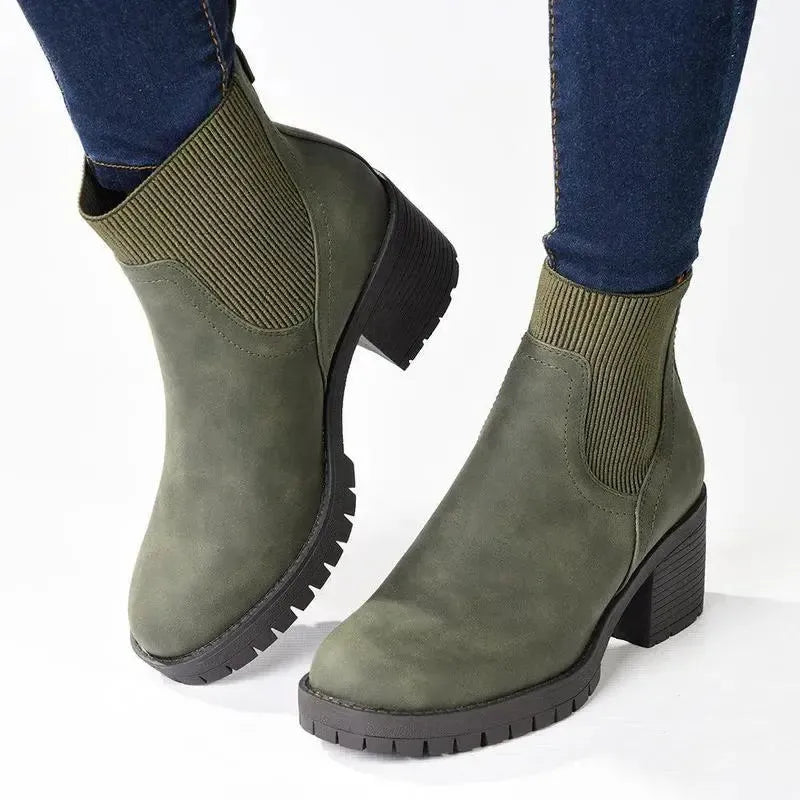 Madison Ella 2 Ankle Boot - Olive