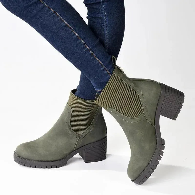 Madison Ella 2 Ankle Boot - Olive
