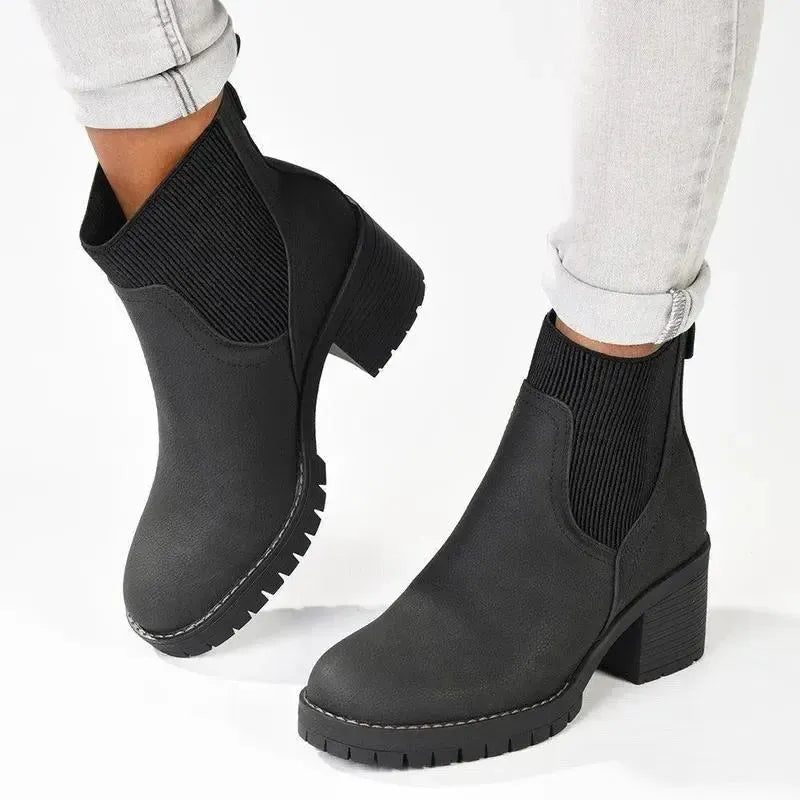 Madison Ella Ankle Boot - Black