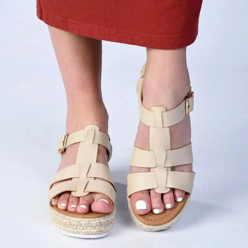 Madison Espadrille Sandal - Nude