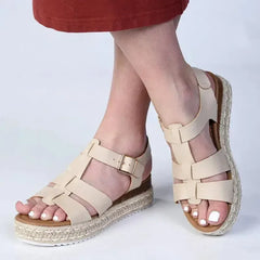 Madison Espadrille Sandal - Nude