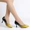 Madison Faded Fashion Court Heel - Faded Yellow