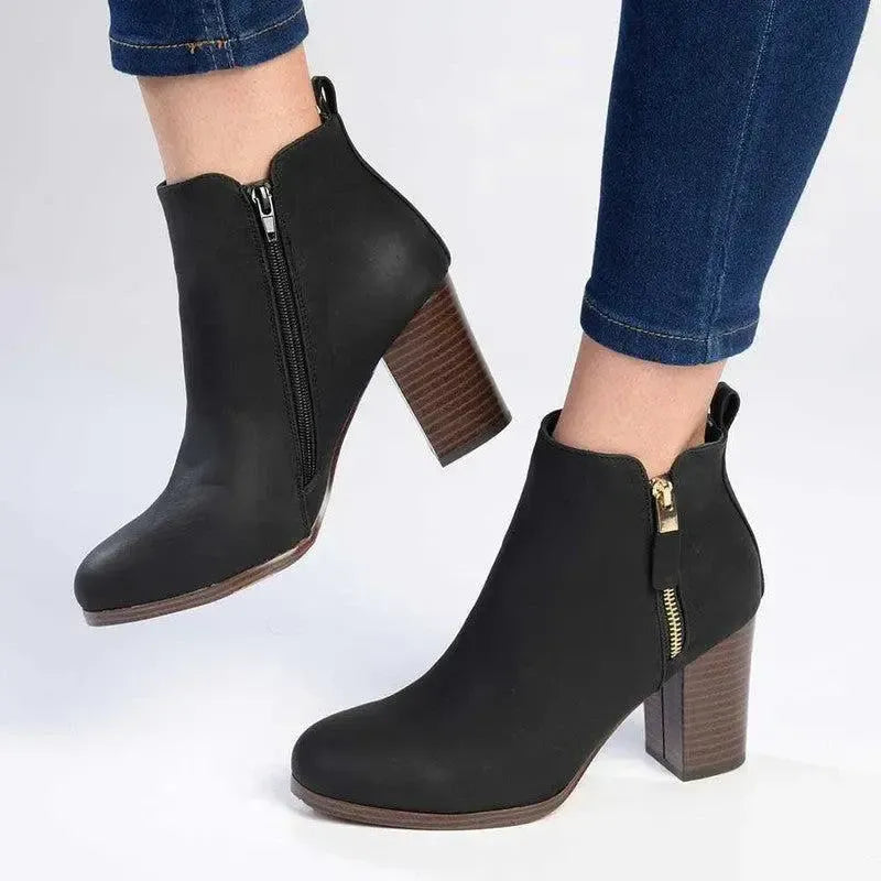 Madison Fern Ankle Boot - Black – Madison Heart of New York