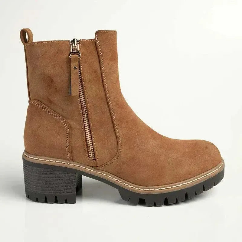 Madison Florence Boot - Tan – Madison Heart of New York