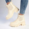 Madison Frankie Ankle Boot - Nude
