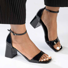 Madison Garbi Ankle Strap Sandal - Black