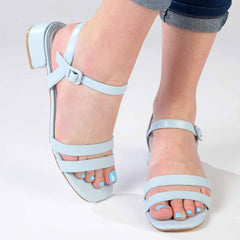 Madison Gentry Vamp Strap Sandal - Blue