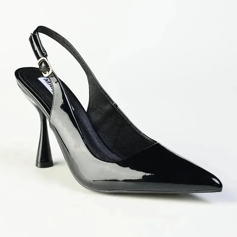 Madison Geraldine Hour-Glass Heel - Black
