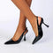 Madison Geraldine Hour-Glass Heel - Black