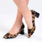 Madison Ginger Block Heel- Leopard