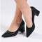 Madison Ginger Block Heel - Black