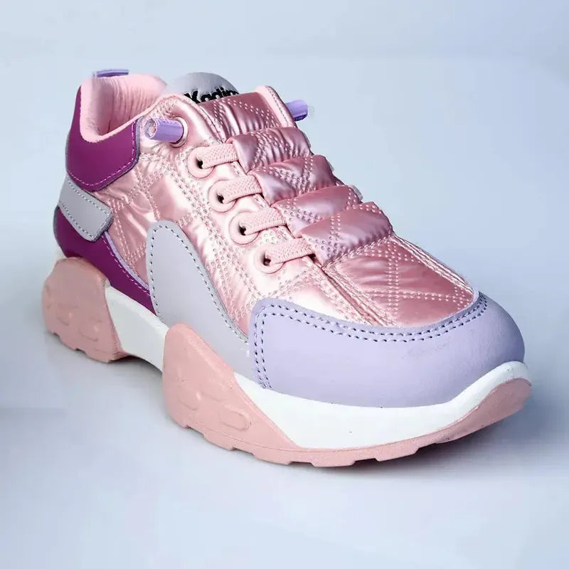Madison Girls Nylon Multi Sneaker - Purple Multi