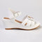 Madison Girls Wedge - White