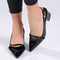 Madison Goddess Slingback - Black