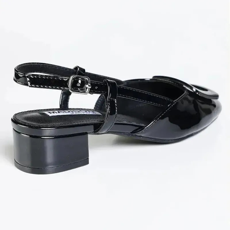 Madison Gracie Block Heel - Black