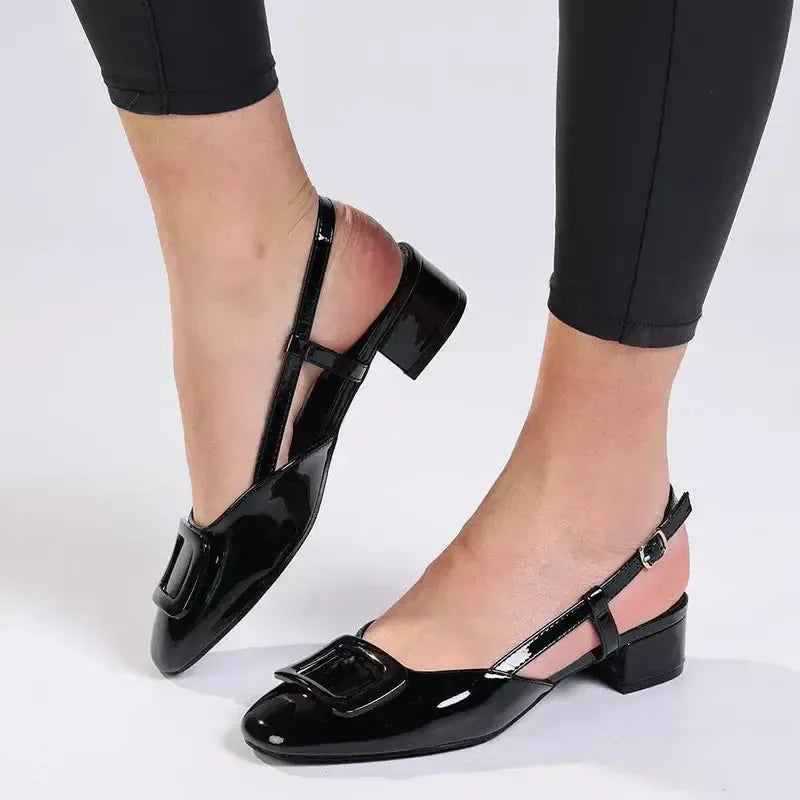 Madison Gracie Block Heel - Black