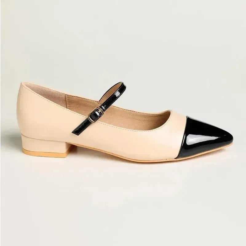 Madison Grayson Pump - Black/ Off White
