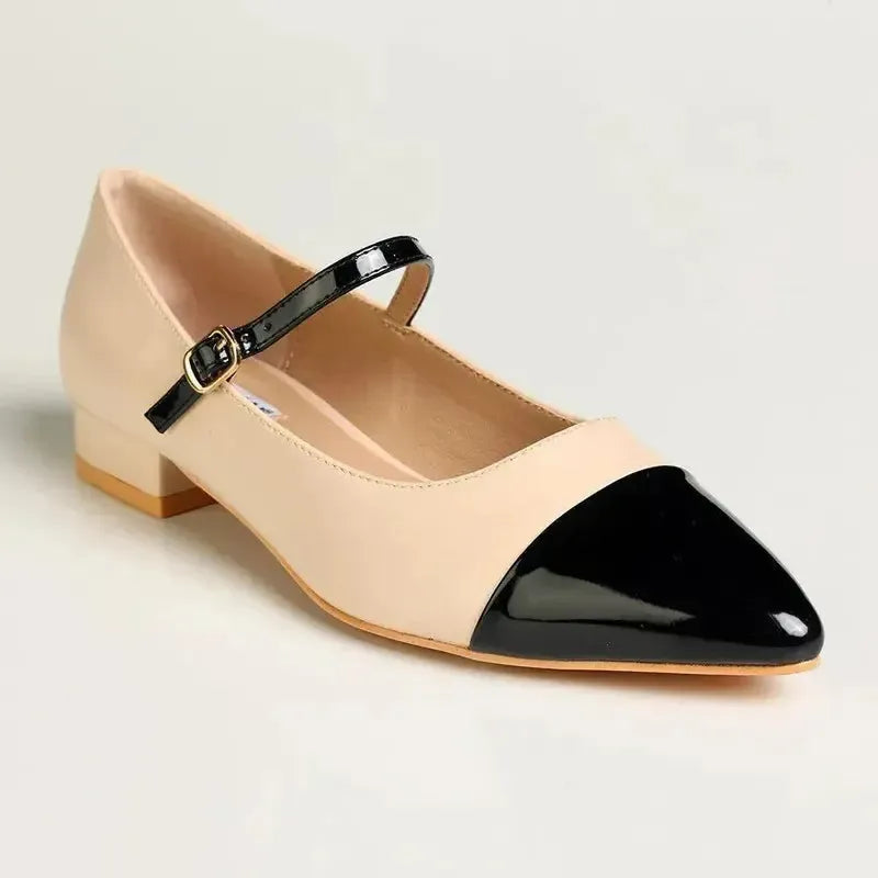 Madison Grayson Pump - Black/ Off White