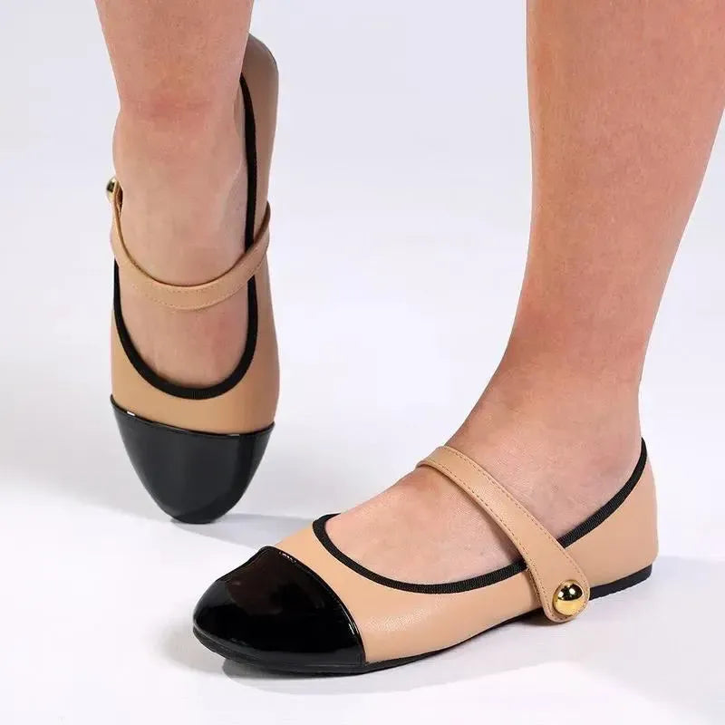 Madison Griselda Mary Jane Pump - Black/ Nude