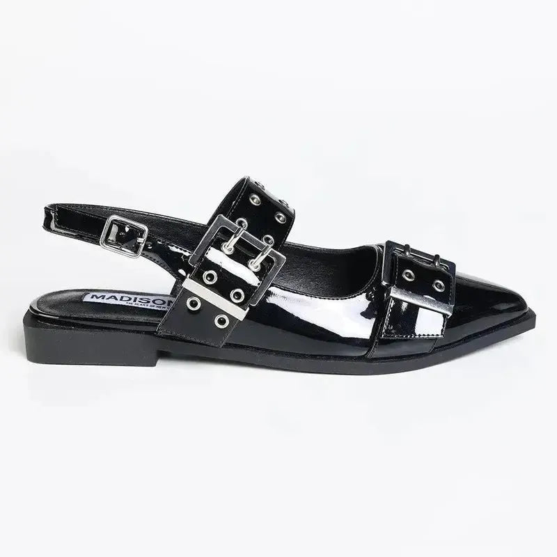 Madison Gwen Flats - Black