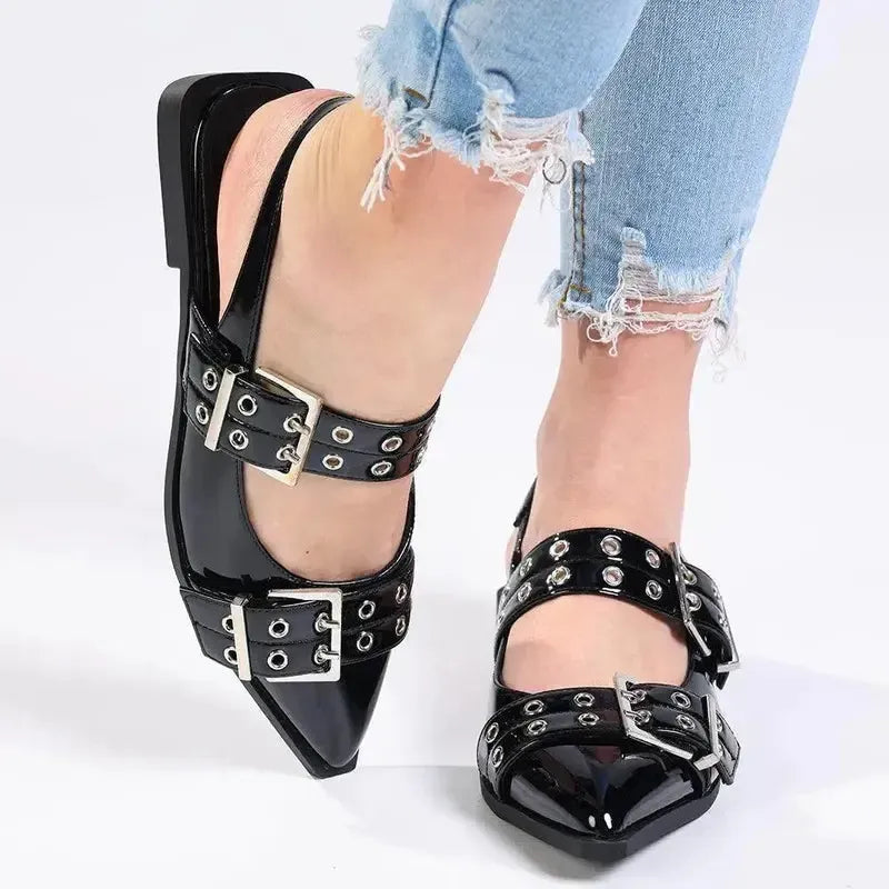 Madison Gwen Flats - Black