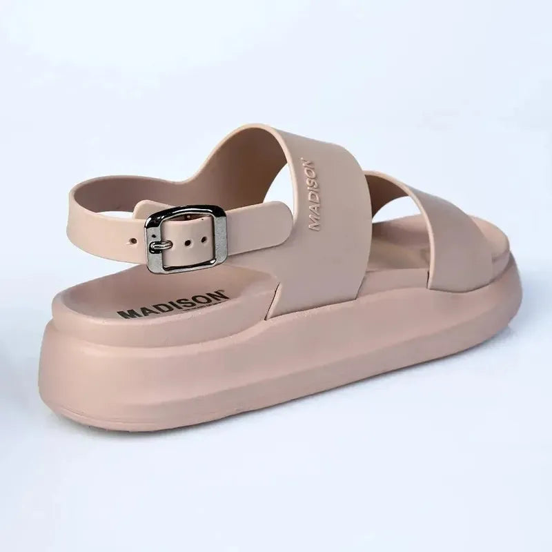 Madison Halter Sandal - Nude