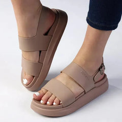 Madison Halter Sandal - Nude