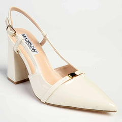 Madison Inga Block Heel - Off White